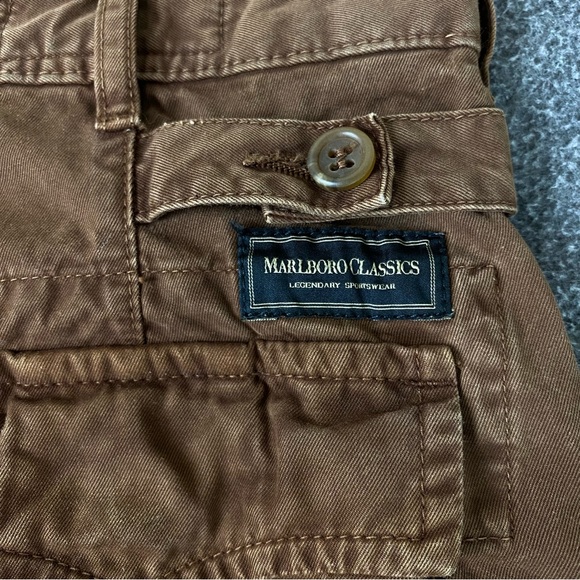 Vintage Marlboro Classics Brown Rectangular Patch Pocket Men’s Size 48 Europe - Picture 6 of 16